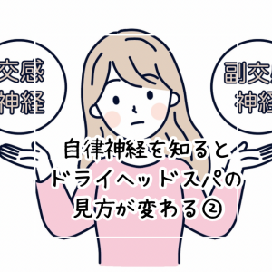自律神経を知るとドライヘッドスパの見方が変わる②