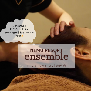 【新規限定】ドライヘッドスパ30分の組み合わせコースが登場しました🌿